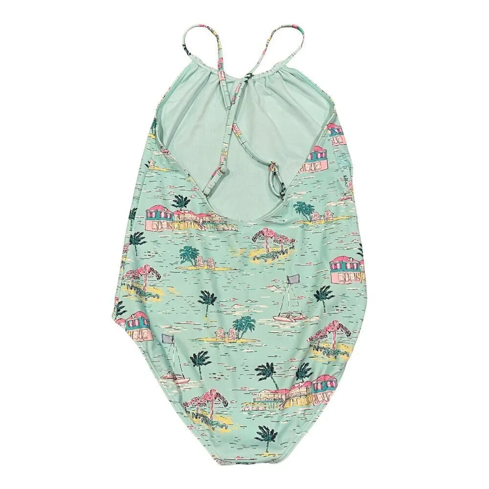 Vineyard Vines Girl's Beach Theme One Piece Swimsuit